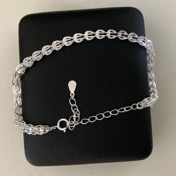 Jewelry - 925 Sterling Silver Phoenix Style Bracelet for Women with Reass Clasp NWT